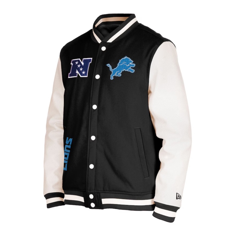 NWT Detroit Lions Third Down Varsity Full-Snap Jacket - Sold Out